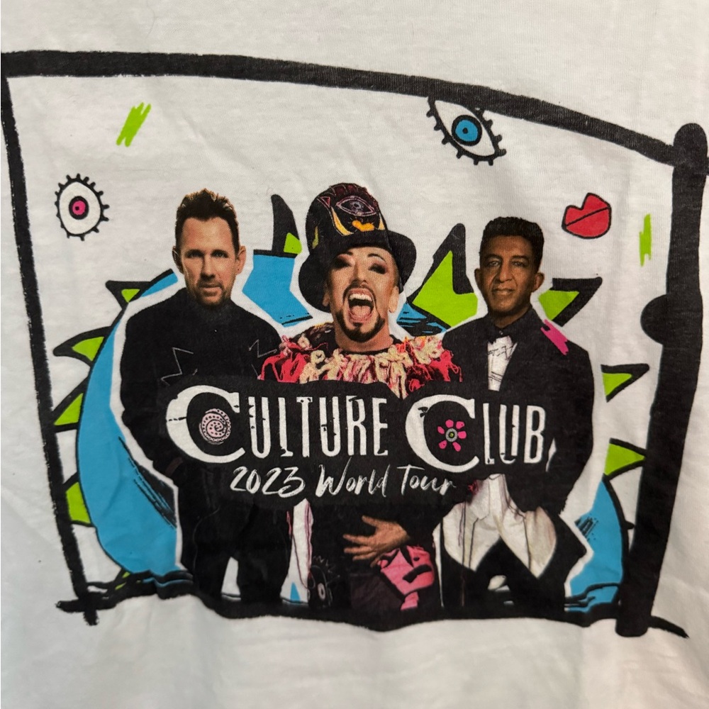 Culture Club Boy George band concert t shirt - Picture 2 of 4